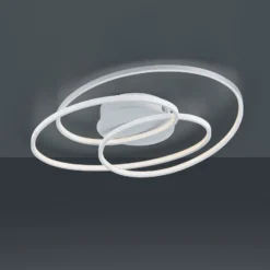 LED-Deckenlampe Gale, 60 cm, weiß matt
