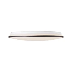 LED-Deckenlampe Heida, Ø 49 cm, schwarz, CCT, RGB, Metall