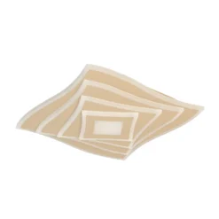 LED-Deckenlampe HERO, sand, 40x40 cm, Fernbedienung, CCT dim