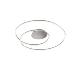 LED-Deckenlampe HOLY, nickel, Ø 49 cm, Fernbedienung, CCT