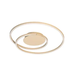 LED-Deckenlampe HOLY, sand, Ø 49 cm, Fernbedienung, CCT, dim