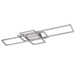 LED-Deckenlampe Irvine 3.000-6.500 K, nickel matt