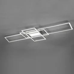 LED-Deckenlampe Irvine 3.000-6.500 K, nickel matt