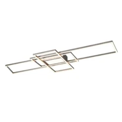 LED-Deckenlampe Irvine 3.000-6.500 K, nickel matt