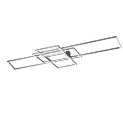 LED-Deckenlampe Irvine 3.000-6.500 K, nickel matt