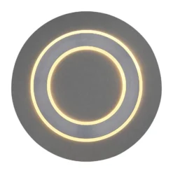 LED-Deckenlampe Jayden, Ø 48 cm, anthrazit/grau, Metall