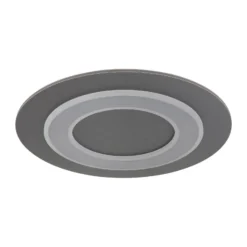 LED-Deckenlampe Jayden, Ø 48 cm, anthrazit/grau, Metall