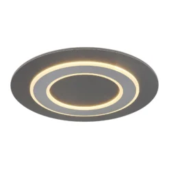 LED-Deckenlampe Jayden, Ø 48 cm, anthrazit/grau, Metall