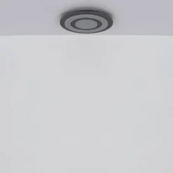 LED-Deckenlampe Jayden, Ø 48 cm, anthrazit/grau, Metall