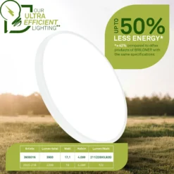 LED-Deckenlampe Kaida, weiß, Ø 38 cm, EEK A, 4.000 K