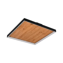 LED-Deckenlampe Kalea, Länge 45 cm, holzfarben, Holz