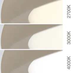 LED-Deckenlampe Kant, Ø 60 cm khaki, CCT Metall/Kunststoff