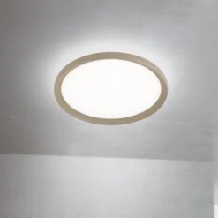 LED-Deckenlampe Kant, Ø 40 cm khaki, CCT Metall/Kunststoff