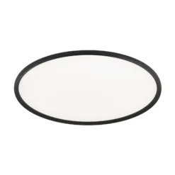 LED-Deckenlampe Kant, Ø 80 cm schwarz, CCT Metall/Kunststoff