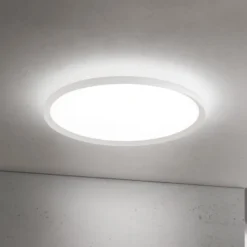 LED-Deckenlampe Kant, Ø 60 cm, weiß, CCT, Metall/Kunststoff