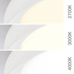 LED-Deckenlampe Kant, Ø 80 cm, weiß, CCT, Metall/Kunststoff