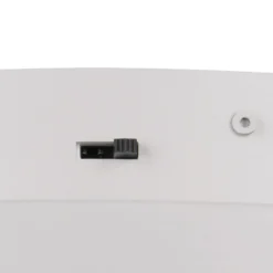 LED-Deckenlampe Keaton, hellgrau, Ø 40 cm, Metall, CCT