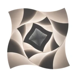 LED-Deckenlampe Liora, weiß, Metall, Länge 46 cm, CCT, 3D