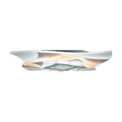 LED-Deckenlampe Liora, weiß, Metall, Länge 46 cm, CCT, 3D