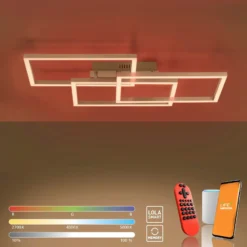 LED-Deckenlampe LOLAsmart Maxi, 82 x 50 cm