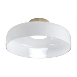 LED-Deckenlampe Lunar, weiß, Glas, Ø 42 cm, CCT, dimmbar