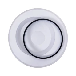 LED-Deckenlampe Malea. weiß/schwarz, Metall, Ø 49 cm, CCT