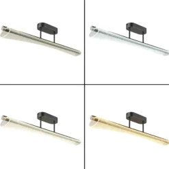 LED-Deckenlampe Malinda, klar/anthrazit, 81 cm lang, CCT
