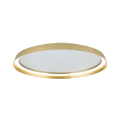 LED-Deckenlampe Manta, Ø 60 cm, goldfarben, Alu, up/down