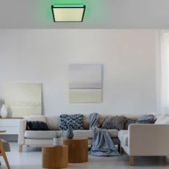 LED-Deckenlampe Mario 45x45cm, dimmbar, RGBW