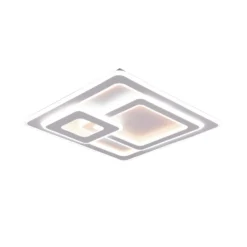 LED-Deckenlampe Mita mit Fernbedienung, CCT, eckig