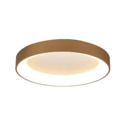 LED-Deckenlampe Niseko II CCT Fernbedienung Ø78cm goldfarben