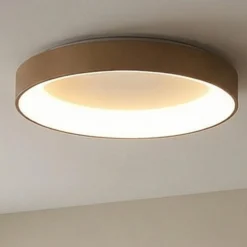 LED-Deckenlampe Niseko II CCT Fernbedienung Ø38cm goldfarben