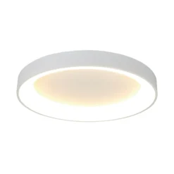 LED-Deckenlampe Niseko II, CCT, Fernbedienung, Ø 50 cm, weiß