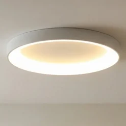 LED-Deckenlampe Niseko II, CCT, Fernbedienung, Ø 50 cm, weiß