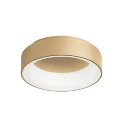 LED-Deckenlampe Noah, goldfarben, Ø 60 cm, Metall, CCT