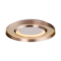 LED-Deckenlampe Onix, Ø 60 cm, roségold, Metall