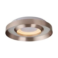 LED-Deckenlampe Onix, Ø 40 cm, roségold, Metall