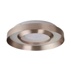 LED-Deckenlampe Onix, Ø 40 cm, roségold, Metall