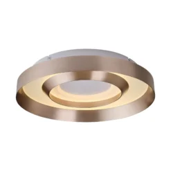 LED-Deckenlampe Onix, Ø 40 cm, roségold, Metall