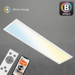 LED-Deckenlampe Piatto S dimmbar CCT weiß 100x25cm