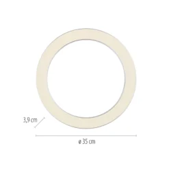 LED-Deckenlampe PURE Lines, Ø 35 cm, silberfarben, CCT