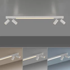 LED-Deckenlampe PURE Lines, 120 cm, weiß, CCT, Fernbedienung