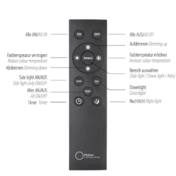LED-Deckenlampe PURE Lines, 120 cm, weiß, CCT, Fernbedienung