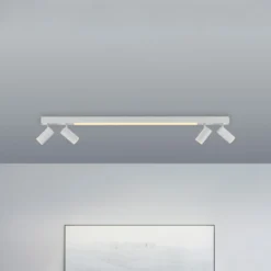 LED-Deckenlampe PURE Lines, 120 cm, weiß, CCT, Fernbedienung