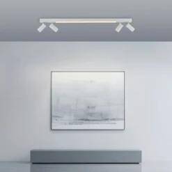 LED-Deckenlampe PURE Lines, 120 cm, weiß, CCT, Fernbedienung