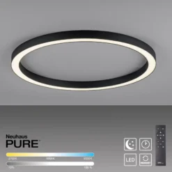 LED-Deckenlampe PURE Lines Round, Ø 70 cm, graphite, CCT