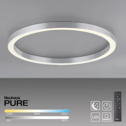 LED-Deckenlampe PURE Lines Round, diamond, Ø 70 cm, CCT