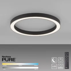 LED-Deckenlampe PURE Lines Round, graphite, Ø 50 cm, CCT