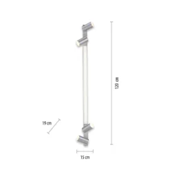 LED-Deckenlampe PURE Lines Spot, diamond, 120 cm, dimmbar