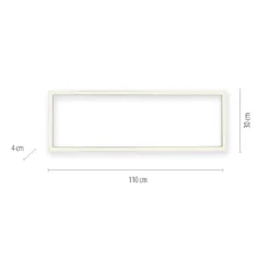LED-Deckenlampe PURE Lines Square, diamond, 110 cm, CCT